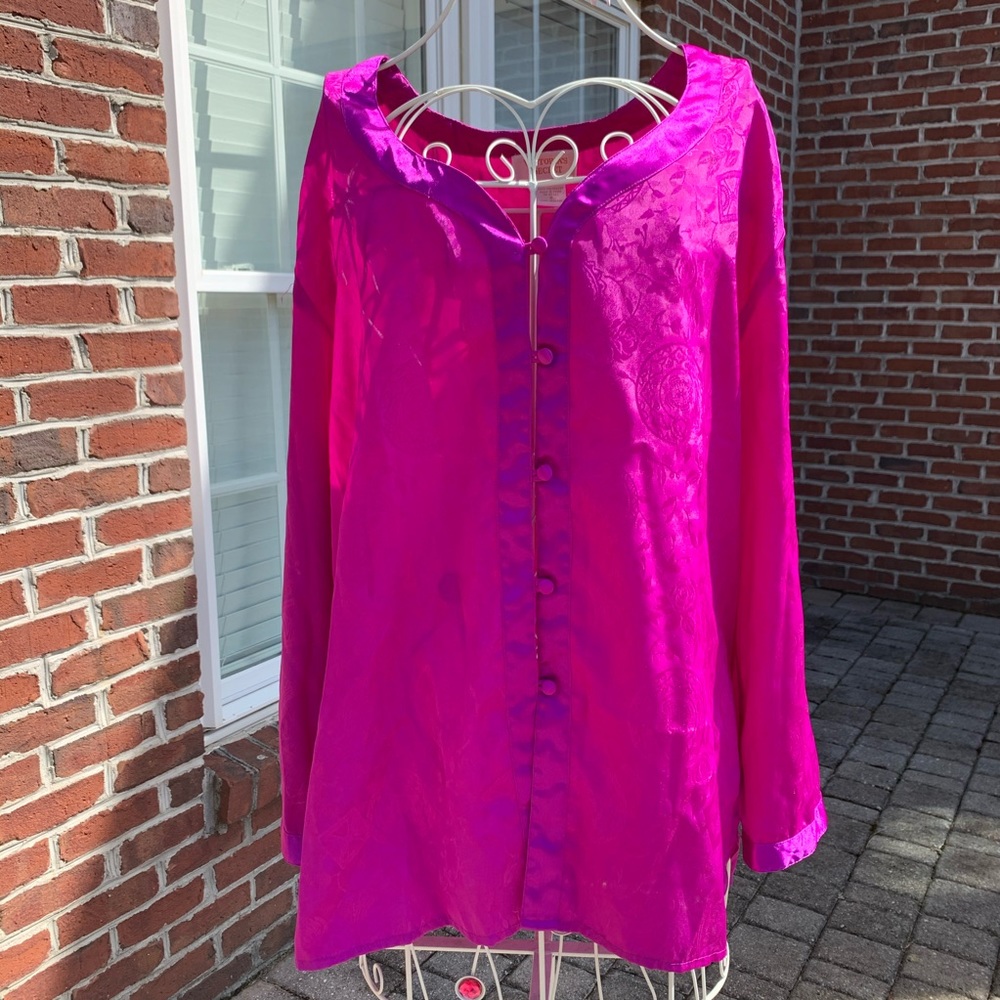 victoria’s secret | vintage gold label fuscia top